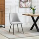 image 2 of Morandi Velvet Dining Chairs - Set of 2 - Silver