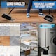 image 7 of Long Handled Dustpan and Brush Set Upright Sweeping Broom with Built-In Bristle Cleaner