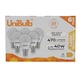 image 1 of UniBulb LED Golf Ball E14 470lm 4.2W 3000K (Warm White) Light Bulb - Pack of 6 | White | Warm White | 6