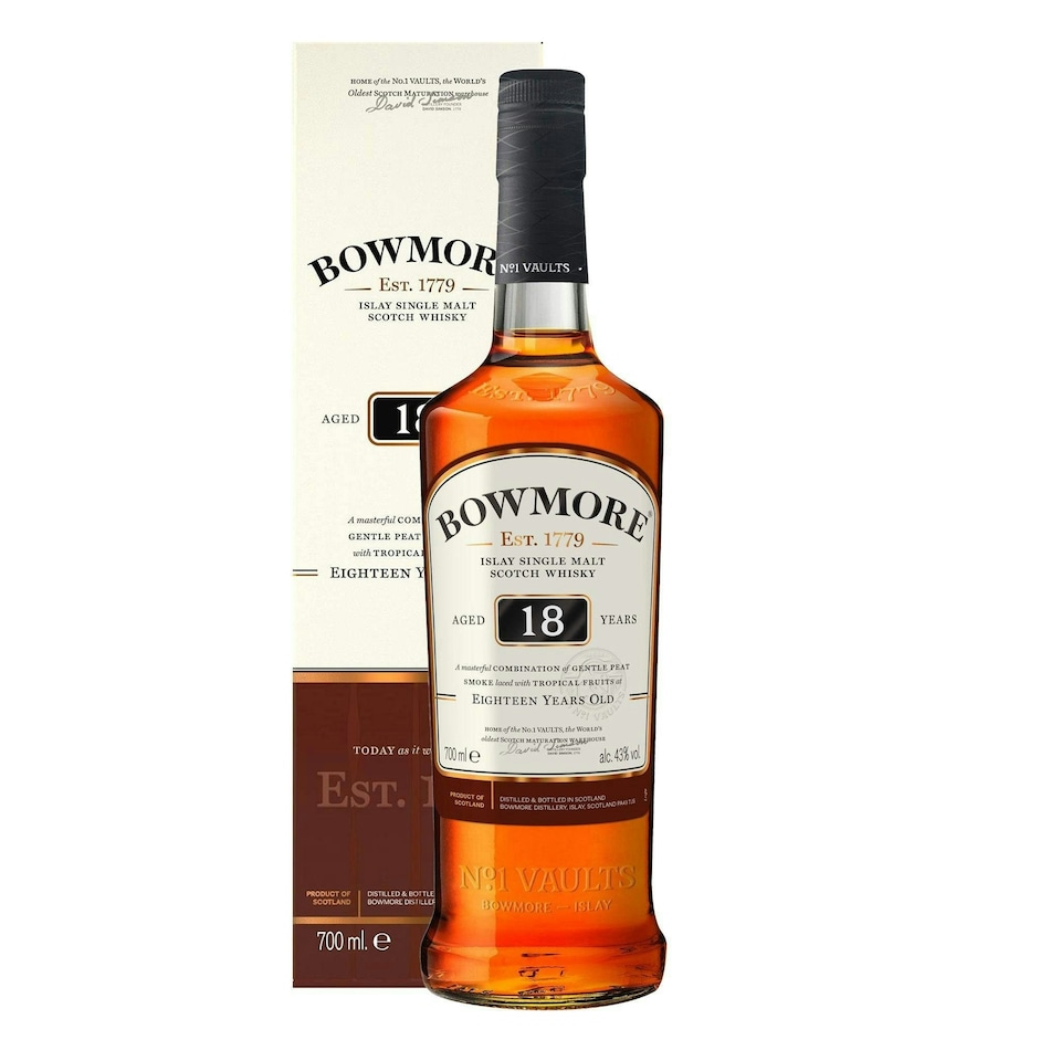 image 1 of Bowmore - Islay Single Malt Scotch 18 year old Whisky (Old Bottling) | Multi | 1