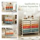 image 7 of COSTWAY 12 Drawers Utility Cart Storage Rolling Macaron