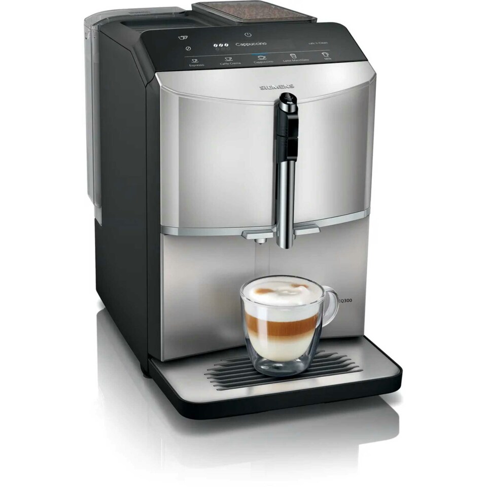 image 1 of Siemens EQ300 Fully Automatic Coffee Machine - TF303G07