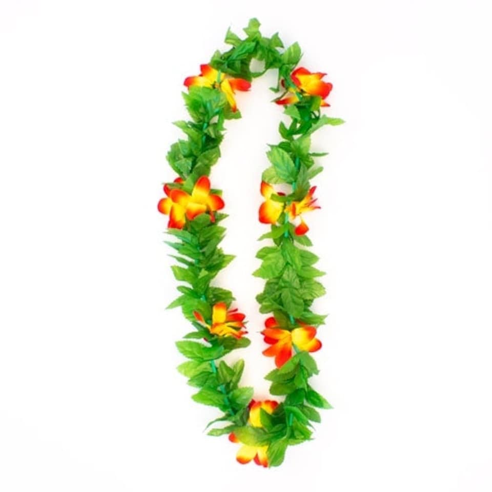 image 1 of Assorted Lulani Hawaiian Fabric Flower Lei