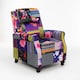 image 1 of Fabric Patchwork Mary Manual Recliner Chair