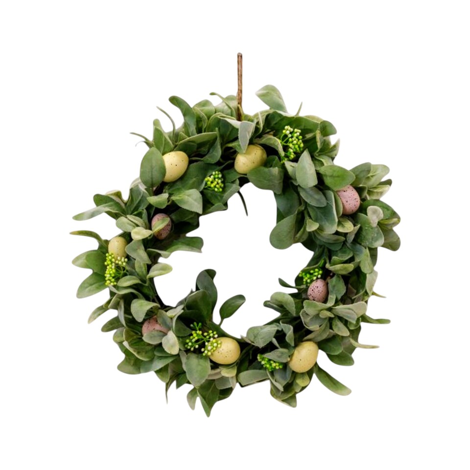 image 1 of Easter Egg Decorative Wreath – 46cm