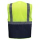 image 2 of Yoko Unisex Adult Hi-Vis Vest - Yellow/Navy - L
