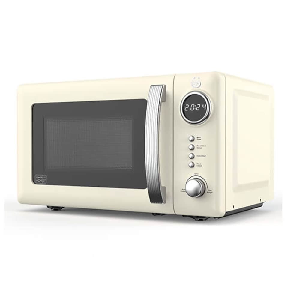 image 1 of Swan Retro Revive Cream 800w Digital Microwave