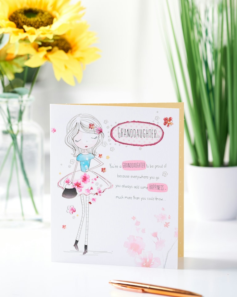 image 1 of Granddaughter Birthday Card