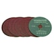 image 3 of 115mm Fibre Sanding Discs 60 Grit Medium Disc For 4-1/2" Backing Pad 120 Pack