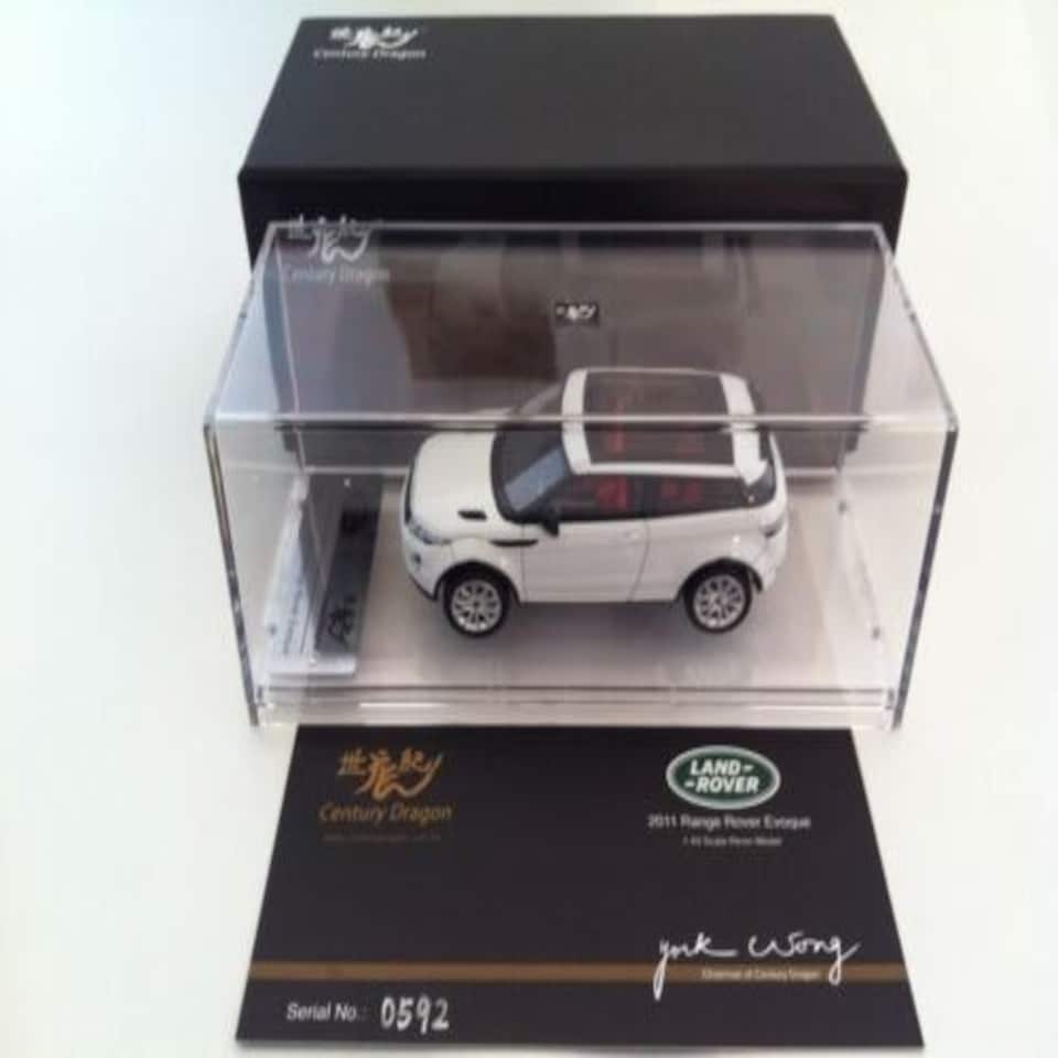 image 1 of Century Dragon Land Rover Evoque 2011 Fuji White CDLR 1001 New Range