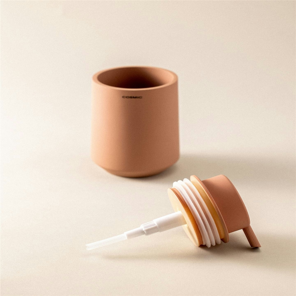image 1 of Cosmic Countertop Liquid Soap Dispenser with Durable Resin for Bathroom, 350ml