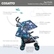 image 2 of Cosatto Supa 3 Stroller - Birth - 25kg, Compact Fold & Free Footmuff (Dragon Kingdom)