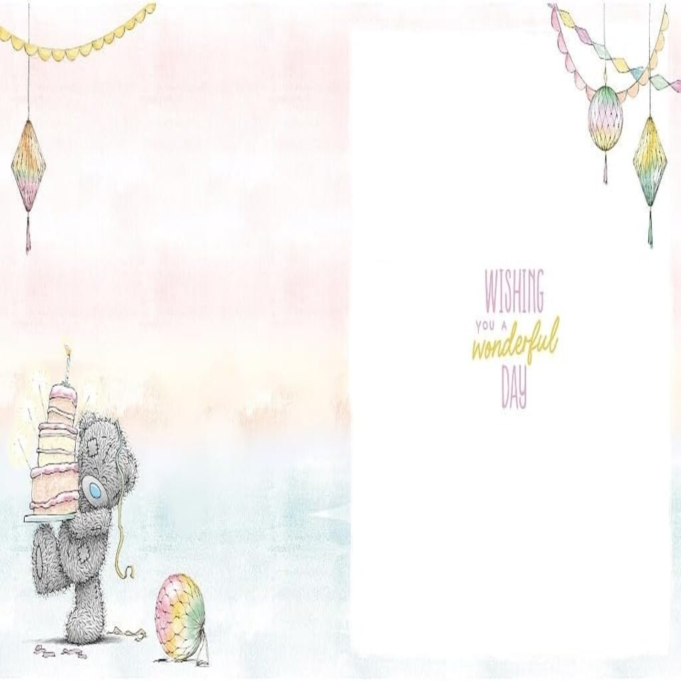 image 1 of Bear Lighting Candle Birthday Card