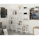 image 3 of Decorotika Alice 180 cm 5-tier Metal Frame  Corner Bookshelf  - 45 cm W x 19.6 cm D x 180 cm H