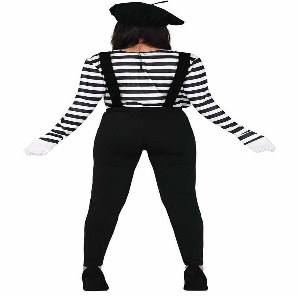 image 1 of Fancy Dress Adult Mime - L