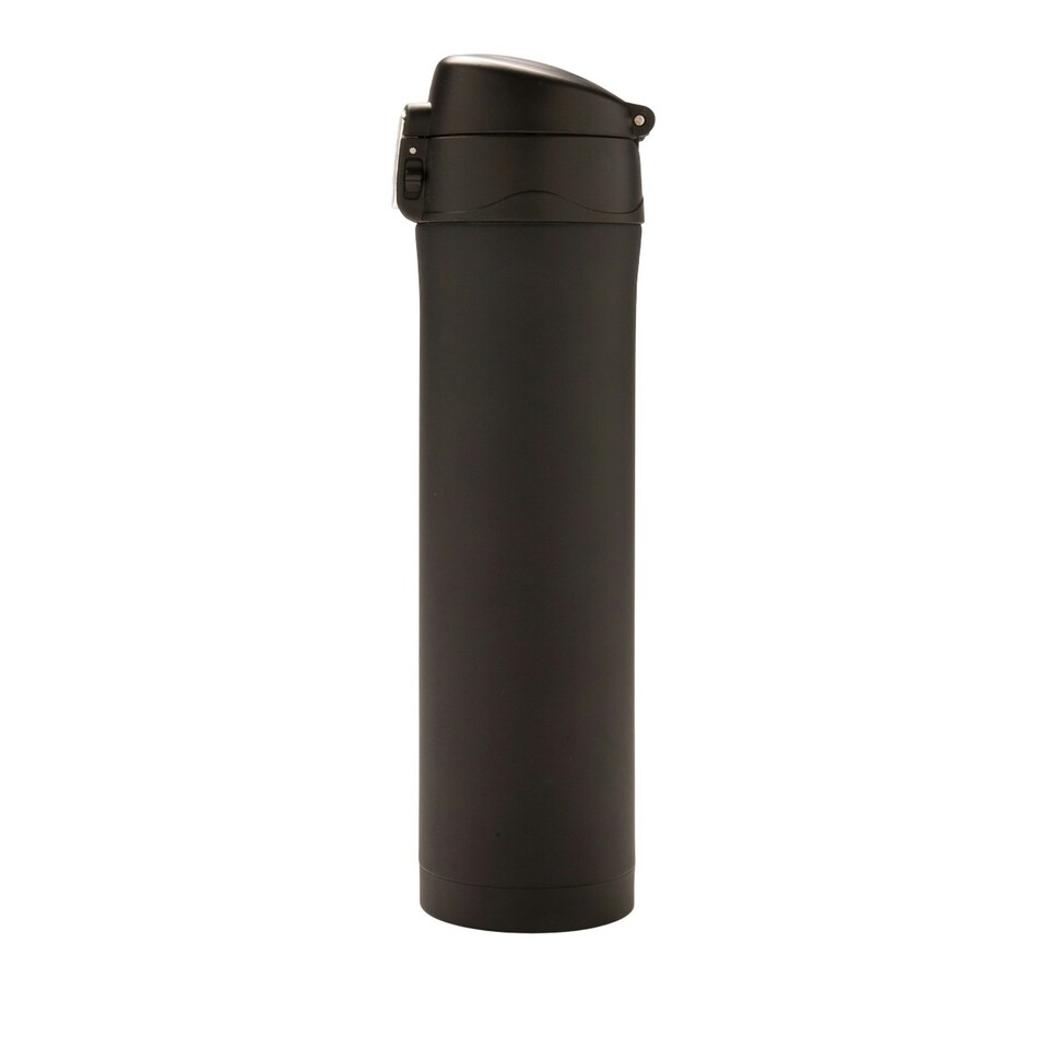 image 1 of XD Collection Lockable Recycled Stainless Steel Vacuum Insulated Flask - Black - One Size