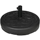 image 1 of Outsunny Garden Parasol Base Water or Sand Filled Weight with Built-In Handle | Black | Black | Φ56 x 30.5H cm