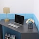 image 3 of Computer Desk PC Laptop Table Corner Home Office Study Gaming | Grey