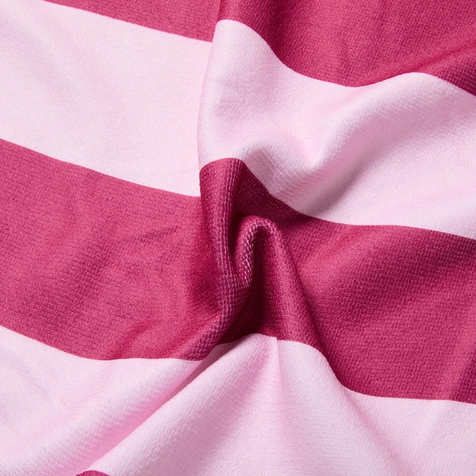 image 1 of OHS Stripes Beach Towel with Bag Quick Dry Absorbent Travel Spa