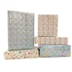 image 3 of 10 Sheets of Luxury Shapes Design Gift Wrap and Tags - New Born Baby, Birthday, Christening, Christmas etc