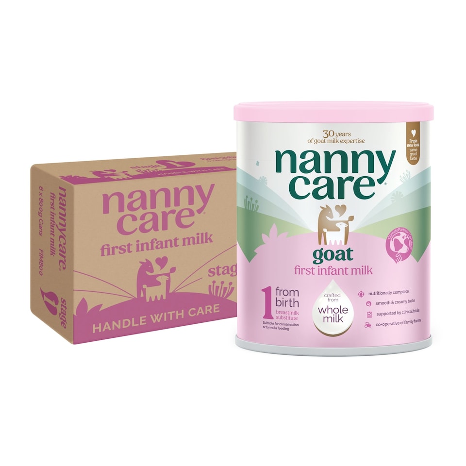 image 1 of Nannycare First Infant Goat Milk Formula - Stage 1 (800g - box of 6)
