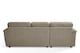 image 4 of Beige Chenille 1C2 Corner Sofa with Chaise ELLIOT