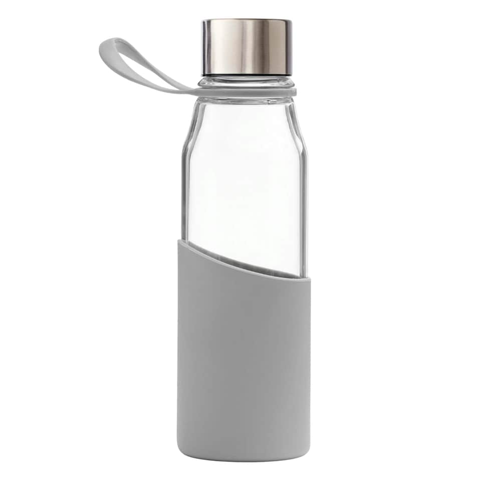 image 1 of Vinga Slim Glass 550ml Water Bottle - Grey - One Size | Grey | One Size