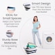 image 4 of 40L Oval Collapsible Laundry Basket, Foldable Plastic Laundry Hamper