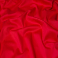 Minerva Core Range Red Stretch Woven Cotton Twill Fabric for Dressmaking, 130cm / 51" Wide - per metre
