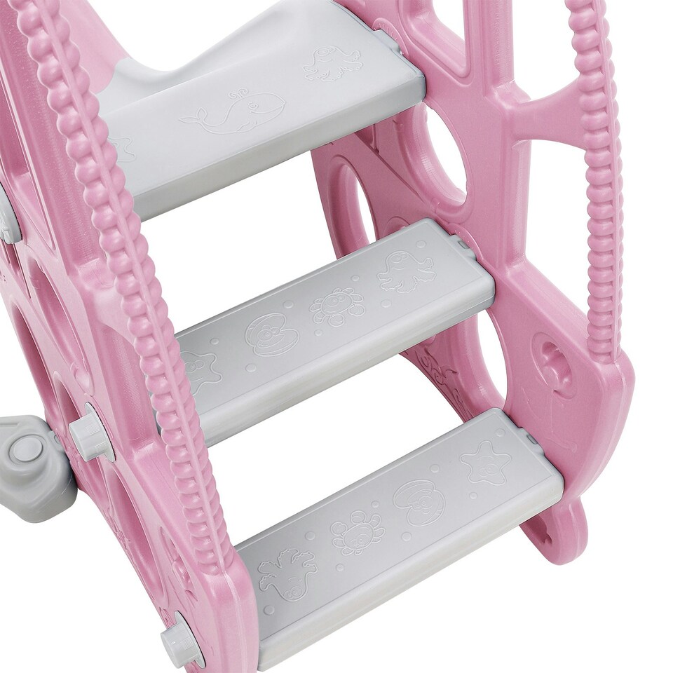 image 1 of Living and Home 3-in-1 Kids Swing, Slide, and Climber Playset