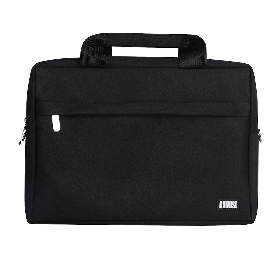image 1 of Laptop / TV Bag with Luggage Strap - August BAG383 Black