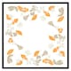 image 2 of Orange & grey autumn leaves (Picture Frame) Grey | L