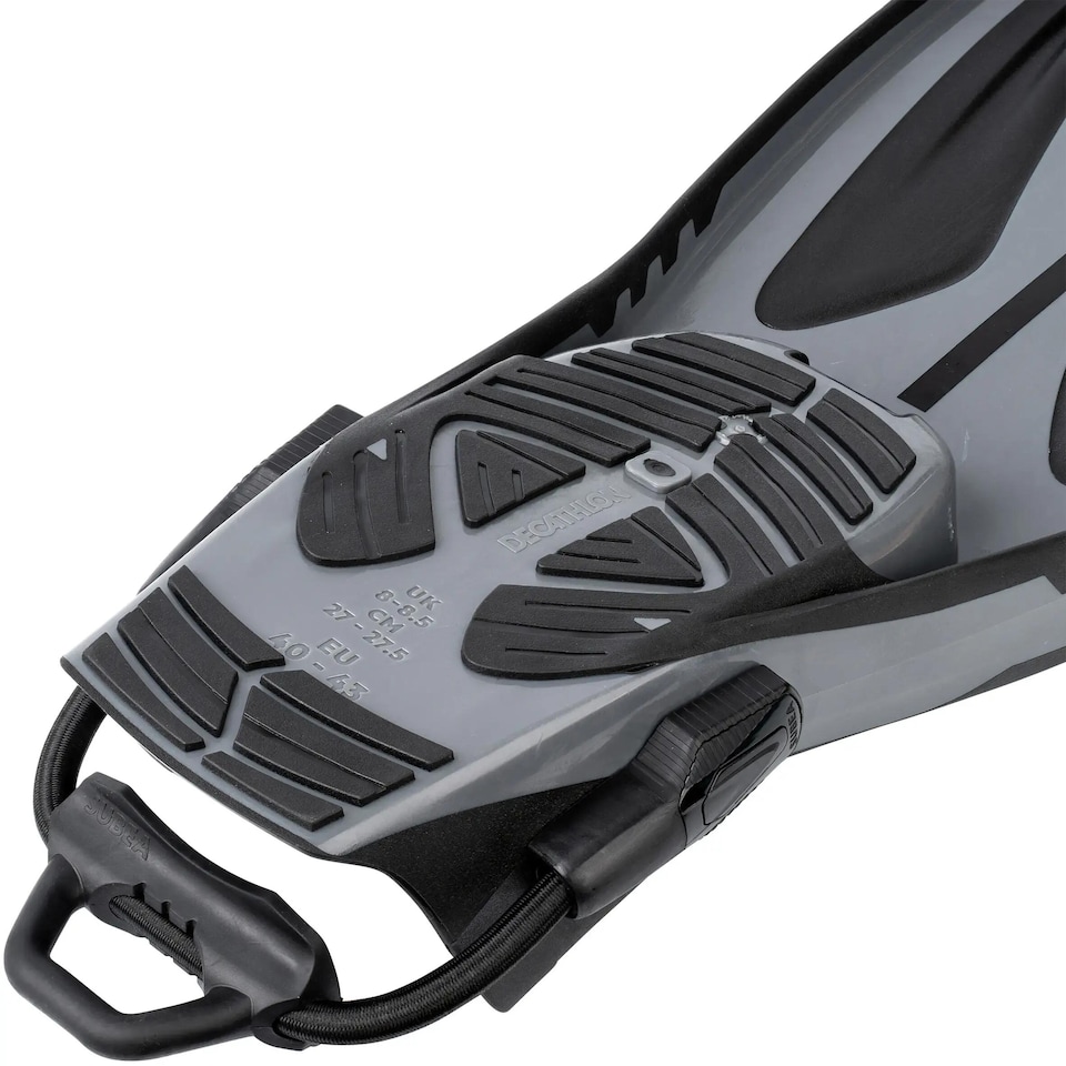 image 1 of Decathlon Diving fins adjustable OH 500 power grey