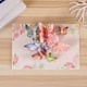 image 5 of Peach Butterfly and Flowers 3D Pop Up Greeting Card