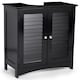 image 1 of VonHaus Shrewsbury Black Under Sink Bathroom Cabinet