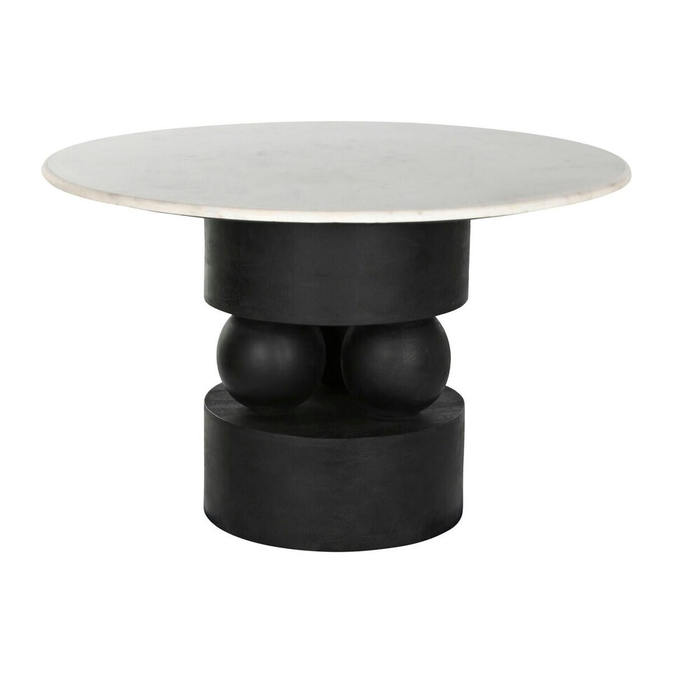 image 1 of Dining Table Home ESPRIT Marble Mango wood 120 x 120 x 76 cm N/A