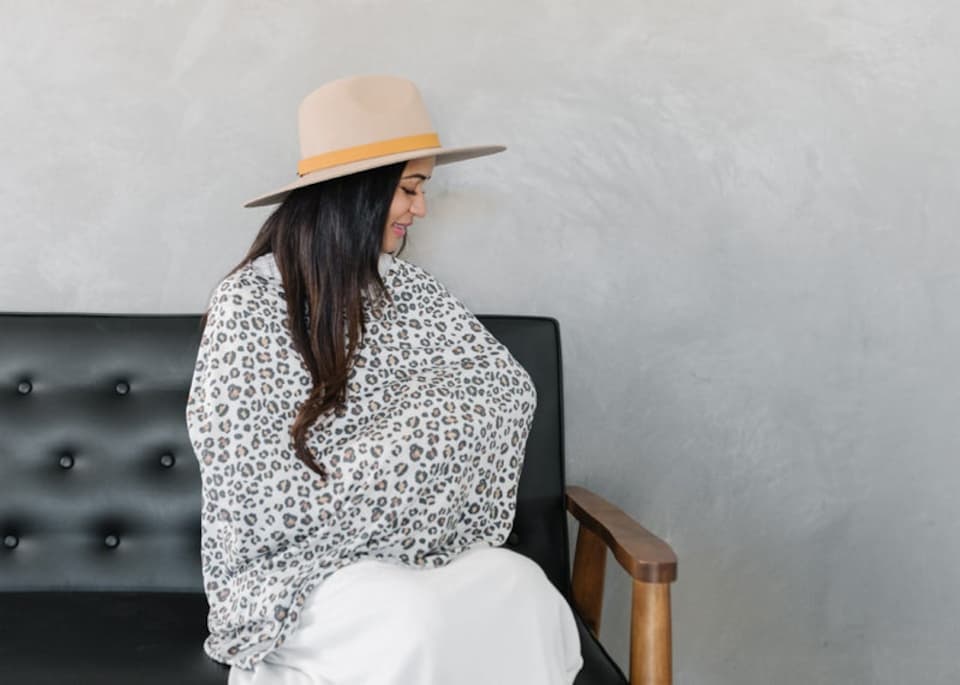 image 1 of Copper Pearl Nursing & Car Seat Cover Zara