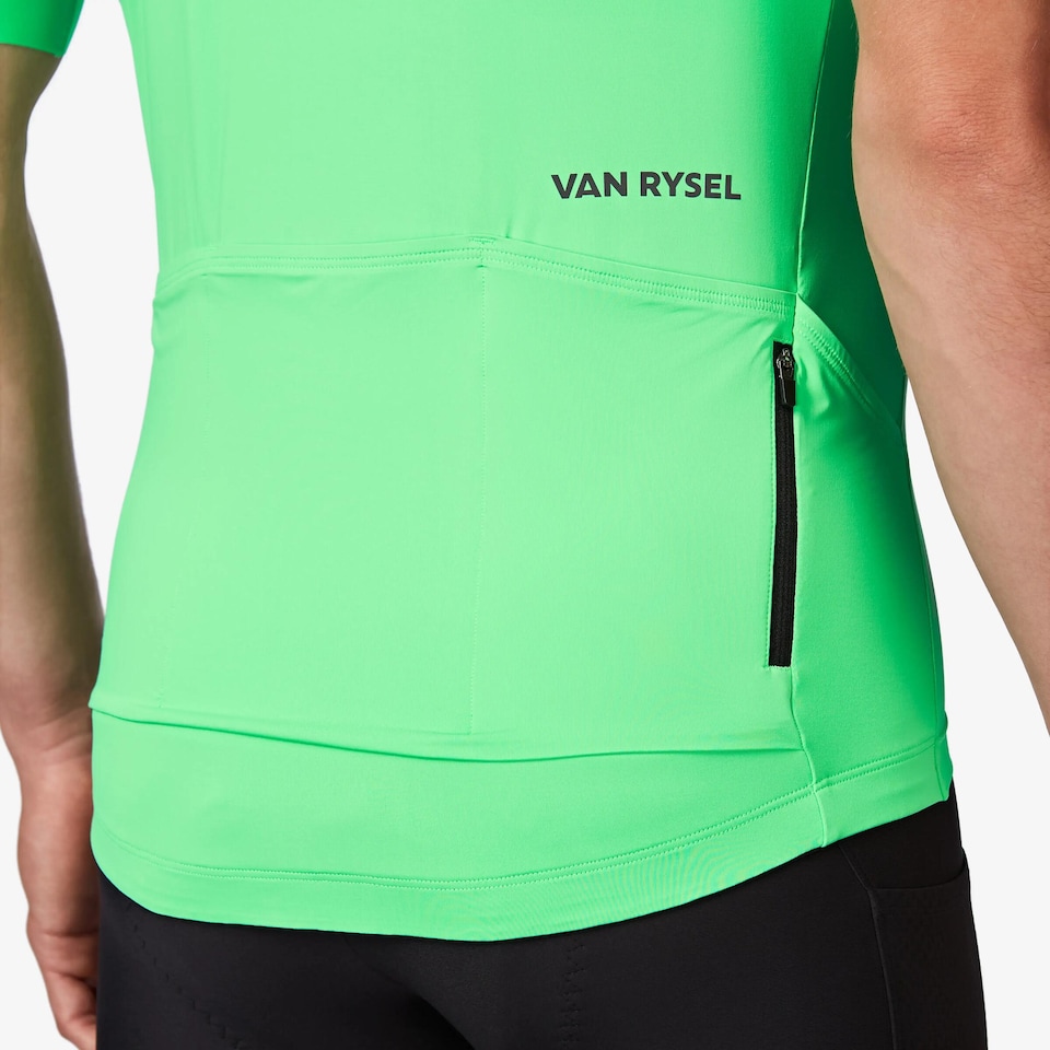 image 1 of Decathlon Men's fitted road cycling short-sleeved jersey, EDR 2