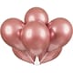 image 1 of Pack of 25 Rose Gold Platinum 11" Latex Balloons