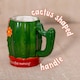 image 4 of Prickly in the Morning Cactus Mug 18oz - Plant Lovers Gift
