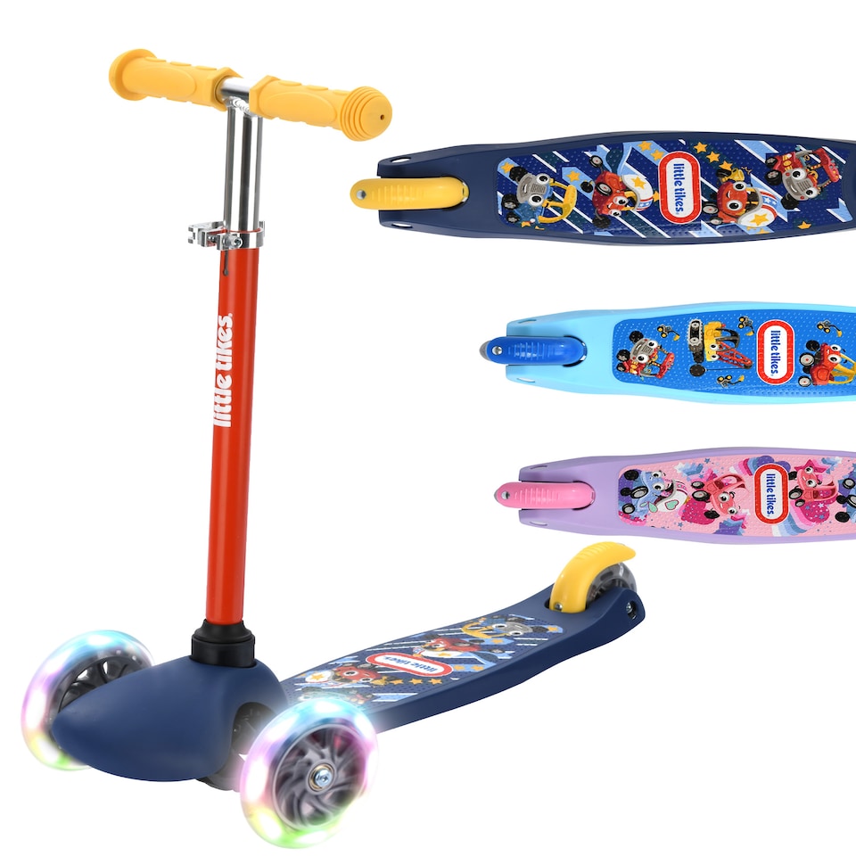 image 1 of Kids 3 Wheel Scooter | Red | Red