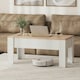 image 8 of HOMCOM Lift Top Coffee Table w/Storage Compartment, Living Room Center Table White