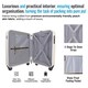 image 3 of Premium 100% Makrolon PC 2 PCS Suitcase Set | Vanity + Cabin Luggage