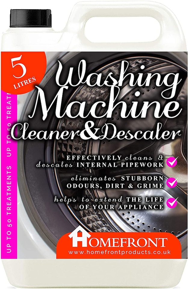 Homefront Washing Machine Cleaner & Descaler - Cleans, Descales & Removes Smelly Odours (5 litres)