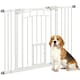 image 1 of PawHut Pressure Fit Safety Gate, Dog Gate w/ Small Cat Door, 74-100cm Openings