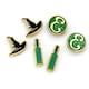 image 5 of Wicked Elphaba Stud Earring Set