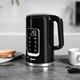 image 3 of GEEPAS 1.7L Digital Electric Kettle 2 Slice Bread Toaster & Microwave Kitchen Combo Set Black