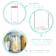 image 2 of Argon Tableware Glass Storage Jars with Wooden Lids - Leather Loop - 1.5 Litre - Pack of 6