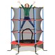 image 1 of HOMCOM Trampoline for Kids w/Enclosure Net Built-in Zipper 3-10 Year