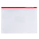 image 6 of Pack of 12 A3 Clear Zippy Bags with Red Zip